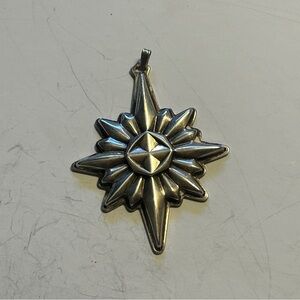 Gorham Sterling Silver 1970 Christmas Snowflake Pendant